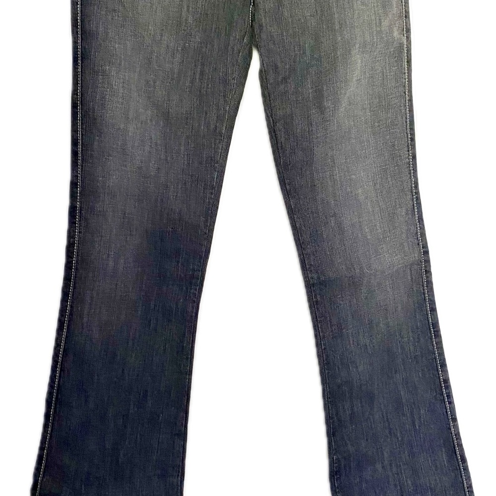 Frankie B. Black Flare Wide Leg Jeans